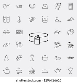 cheese icon. Food icons universal set for web and mobile