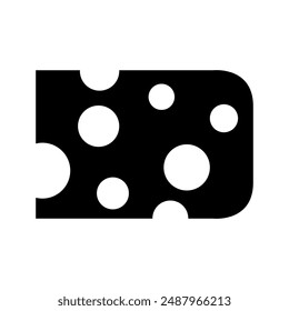 Icono del queso ilustrado en Vector