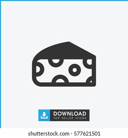 cheese icon illustration isolated vector sign symbol