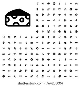 Cheese icon illustration isolated vector sign symbol. agriculture icons set for web and mobile.