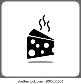 cheese icon image in vector illustration. cheese from france