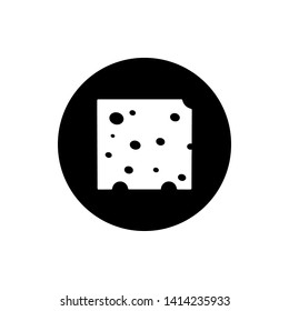 Cheese Icon Isolated on White Background vector illustration - Vector