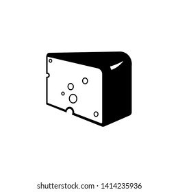 Cheese Icon Isolated on White Background vector illustration - Vector