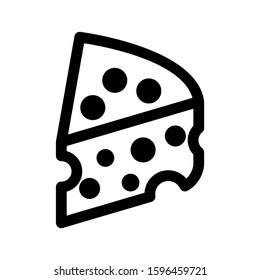 cheese icon isolated sign symbol vector illustration - high quality black style vector icons
