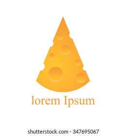Cheese icon. Cheese logo.