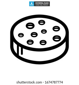 cheese icon or logo isolated sign symbol vector illustration - high quality black style vector icons
