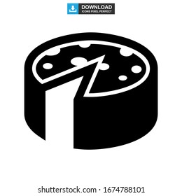 cheese icon or logo isolated sign symbol vector illustration - high quality black style vector icons
