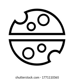 cheese icon or logo isolated sign symbol vector illustration - high quality black style vector icons
