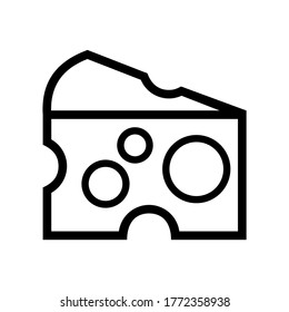 cheese icon or logo isolated sign symbol vector illustration - high quality black style vector icons
