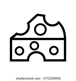 cheese icon or logo isolated sign symbol vector illustration - high quality black style vector icons
