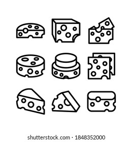 Cheese icon or logo isolated sign symbol vector illustration - Collection of high quality black style vector icons
