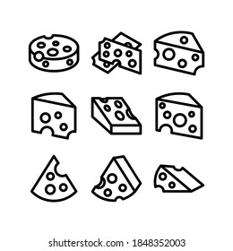 Cheese icon or logo isolated sign symbol vector illustration - Collection of high quality black style vector icons
