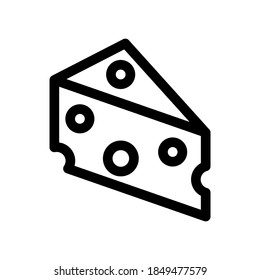 Cheese icon or logo isolated sign symbol vector illustration - high quality black style vector icons
