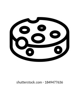 Cheese icon or logo isolated sign symbol vector illustration - high quality black style vector icons
