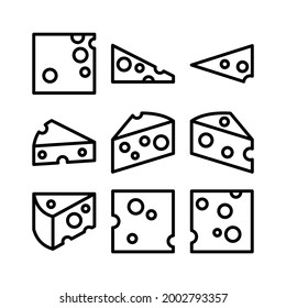cheese icon or logo isolated sign symbol vector illustration - Collection of high quality black style vector icons
