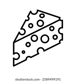 cheese icon on white background