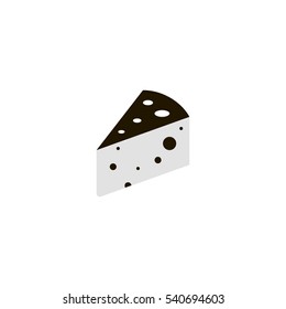 cheese icon. sign design