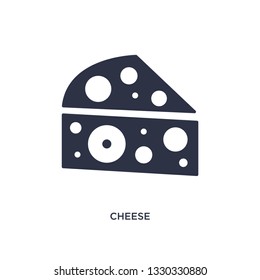 cheese icon. Simple element illustration from farming concept. cheese editable symbol design on white background. Can be use for web and mobile.