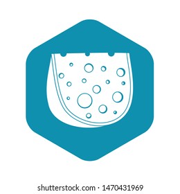 Cheese icon. Simple illustration of cheese vector icon for web