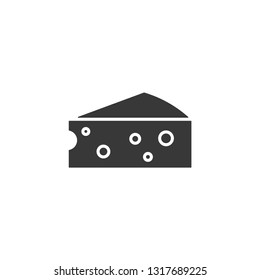 Cheese icon. Slice of cheese symbol modern, simple, vector, icon for website design, mobile app, ui. Vector Illustration
