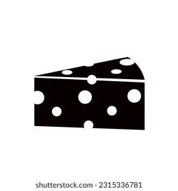 Cheese  icon. Solid pictogram isolated on white Cheese sign, food sign vector for web and app. Logo illustration.