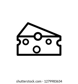 Cheese icon vector