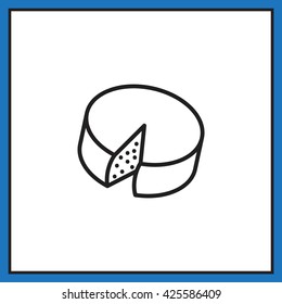  Cheese Icon Vector