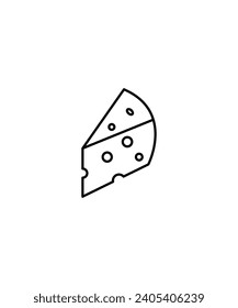 cheese icon, vector best line icon.