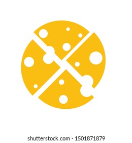 cheese icon vector design illustration 