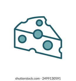 cheese icon vector design template simple and clean