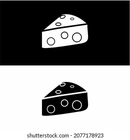 Cheese icon vector, filled flat sign, solid pictogram isolated on white, logo illustration