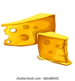 Cheese icon vector, filled flat sign, solid pictogram isolated on white, logo illustration