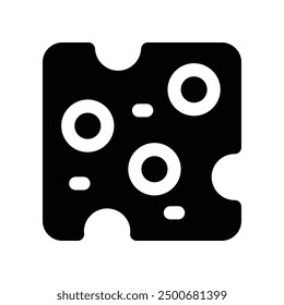 cheese icon. vector glyph icon for your website, mobile, presentation, and logo design.