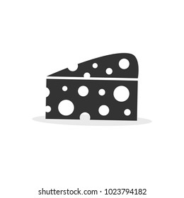 Cheese icon. Vector illustration.