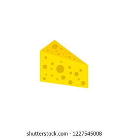 Cheese icon. vector illustration