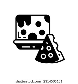 Käsesymbol in Vektorgrafik. Illustration