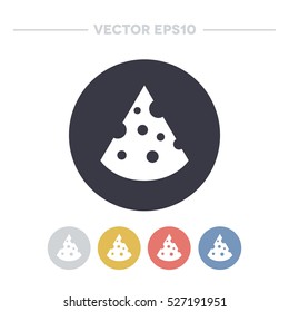 cheese icon. vector illustration
