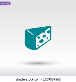 cheese icon. Vector illustration EPS 10.