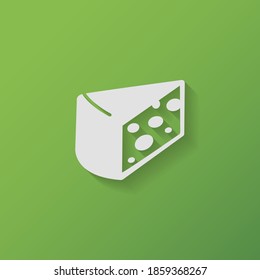 cheese icon. Vector illustration EPS 10.