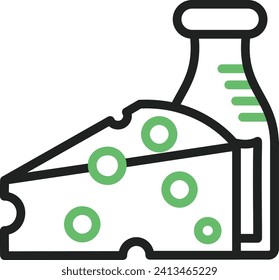 Cheese icon vector image. Suitable for mobile application web application and print media.