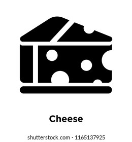 Cheese icon vector isolated on white background, Cheese transparent sign , food and fruit symbols