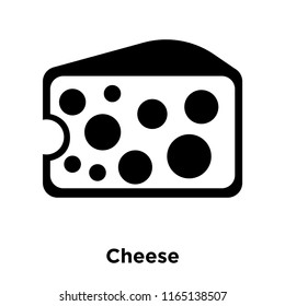 Cheese icon vector isolated on white background, Cheese transparent sign  