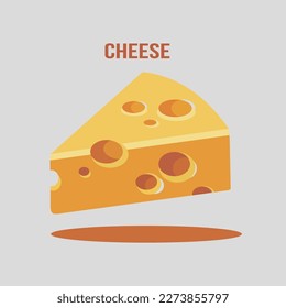 Cheese icon vector isolated