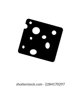 Vector de iconos de queso. Signo de ilustración de producto de leche. Símbolo de comida. Logo de la granja de queso.
