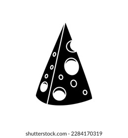 Cheese icon vector. Milk product illustration sign. Food symbol. Cheese farm logo.