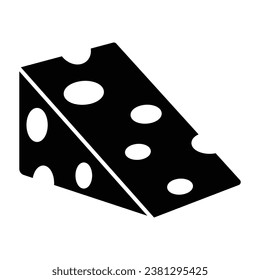 Cheese icon vector on trendy design