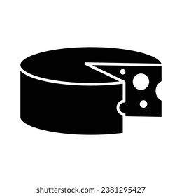 Cheese icon vector on trendy design