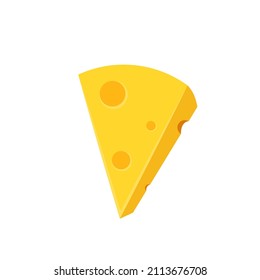 Cheese icon vector. Cheese on white background. logo design.