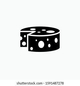 Cheese Icon - Vector, Sign and Symbol for Design, Presentation, Website or Apps Elements.