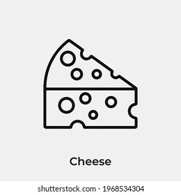 cheese icon vector sign symbol